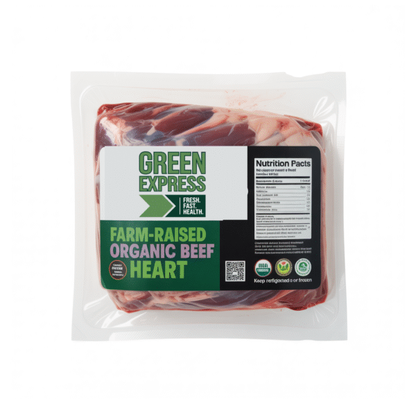 Butcher Grain Fed Beef heart 1LB