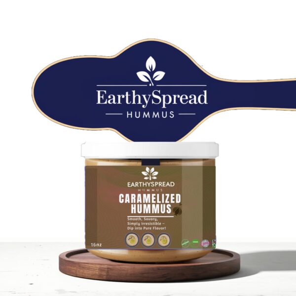 Caramelized onions hummus - Earthy Spread