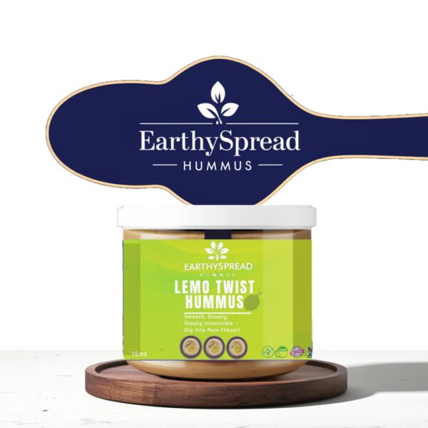 Lemon Twist hummus - Earthy Spread