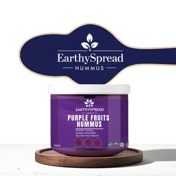 Purple Fruits hummus - Earthy Spread