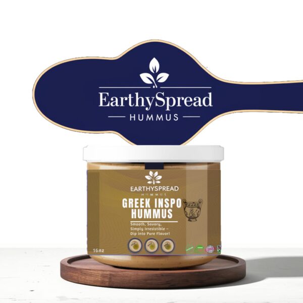 Greek Inspo hummus - Earthy Spread