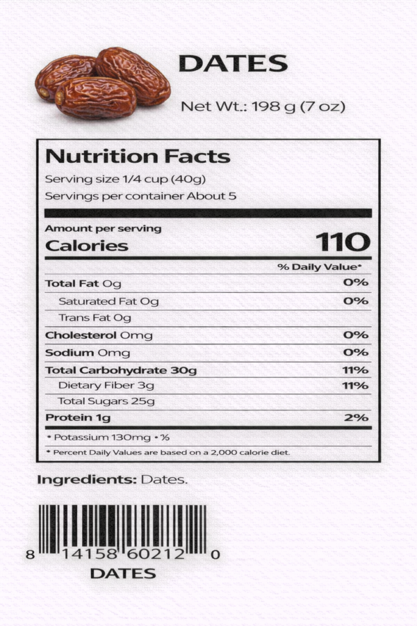 organic Dates  - 200gr