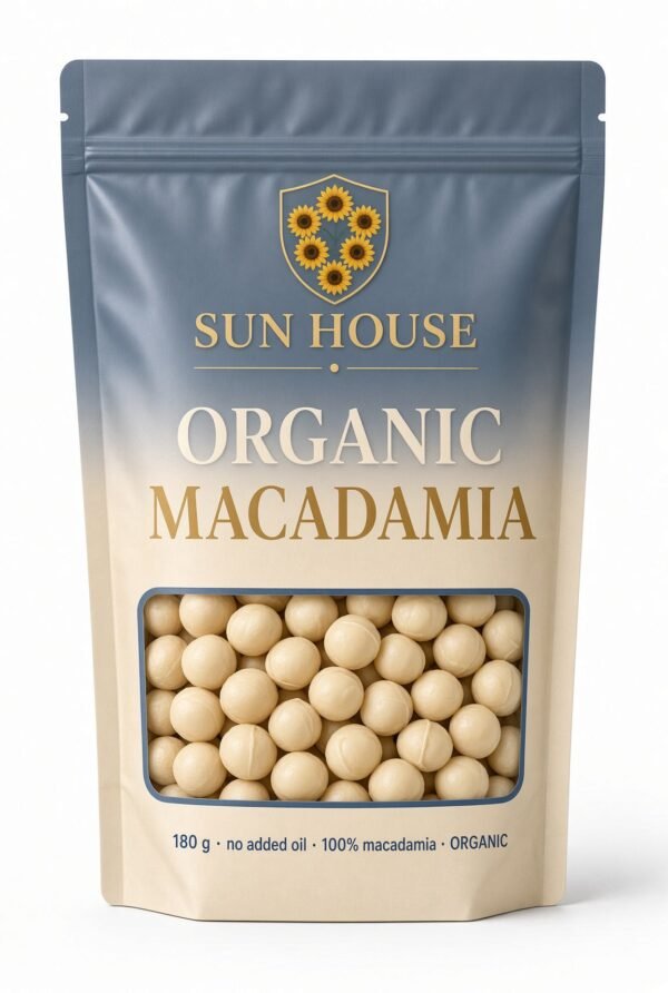 Organic Macadamia Nuts - 200gr