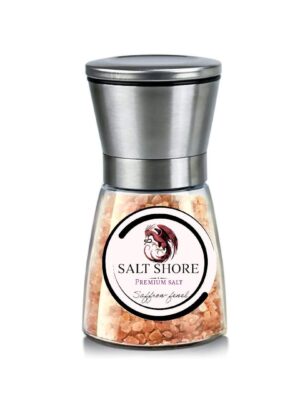 premium sea salt with saffron - 180gr