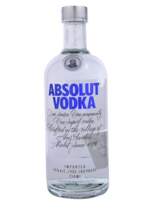 absolute vodka 750ml