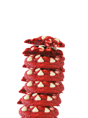 red Velvet and White Choco Chips Cookies gluten free 160gr