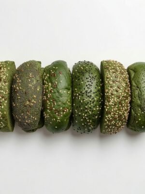 gluten free- burger buns Greens and matcha