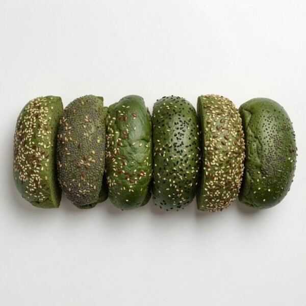 gluten free- burger buns Greens and matcha